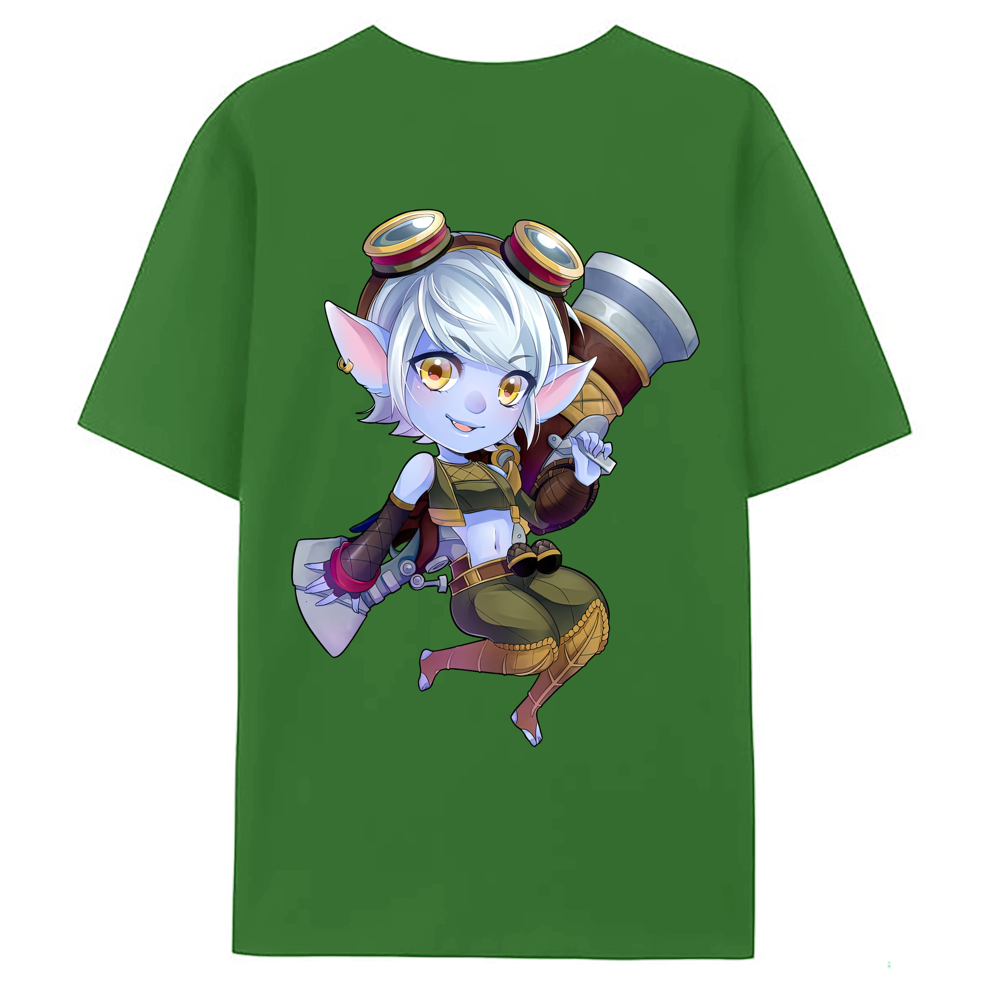 （画像用） リーグ・オブ・レジェンド League of Legends LOL レディース半袖Tシャツ(バックプリント)